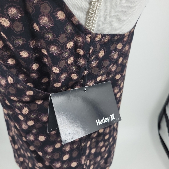 Hurley Austin Womens Tank Floral V-Neck Top Size S - Picture 8 of 11